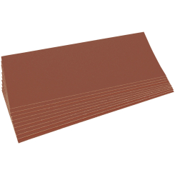 Draper Aluminium Oxide Sanding Sheets, 280 x 115mm, 80 Grit (Pack of 10)