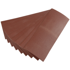 Draper Aluminium Oxide Sanding Sheets, 232 x 92mm, 120 Grit (Pack of 10)