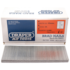 Draper Brad Nails, 45mm (Pack of 5000)