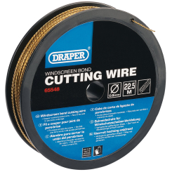 Draper 22.5M Stainless Steel Braided Wire for Wire Feeder/Starter - 0.8mm