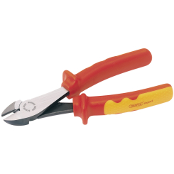 Draper Expert VDE Approved Fully Insulated High Leverage Diagonal Side Cutter, 180mm