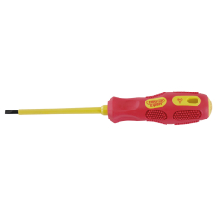 Draper Expert VDE Approved Fully Insulated Plain Slot Screwdriver, 4.0 x 100mm (Display Packed)