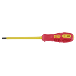 Draper Expert VDE Approved Fully Insulated Plain Slot Screwdriver, 5.5 x 125mm (Display Packed)