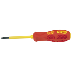 Draper Expert VDE Approved Fully Insulated PZ TYPE Screwdriver, No.0 x 60mm (Sold Loose)