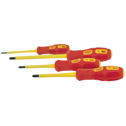 Draper Expert VDE Approved Fully Insulated Screwdriver Set (4 Piece)