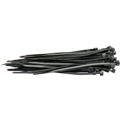 Draper Cable Ties, 2.5 x 100mm, Black (Pack of 100)