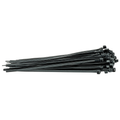 Draper Cable Ties, 4.8 x 200mm, Black (Pack of 100)