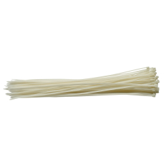 Draper Cable Ties, 4.8 x 400mm, White (Pack of 100)
