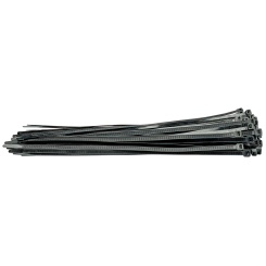 Draper Cable Ties, 7.6 x 400mm, Black (Pack of 100)