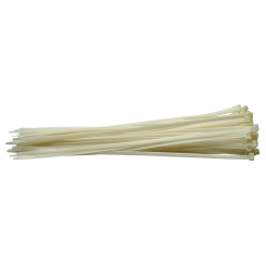 Draper Cable Ties, 8.8 x 500mm, White (Pack of 100)