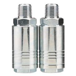 Draper 1/4" Male Quick Coupling (Pack of 2)
