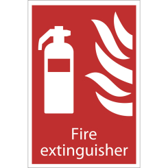 Draper Fire Extinguisher' Fire Equipment Sign