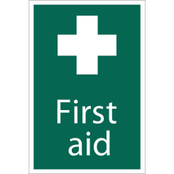 Draper 'First Aid' Safety Sign, 200 x 300mm