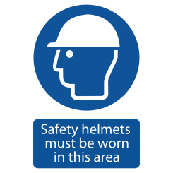 Draper Safety Helmet Must Be Worn