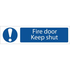 Draper Fire Door Keep Shut