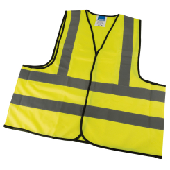 Draper High Visibility Traffic Waistcoat to EN471 Class 2L, Extra Large