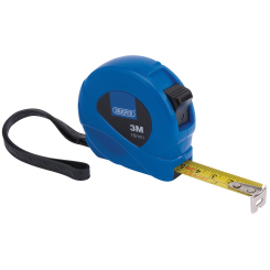 Draper Measuring Tape, 3m/10ft x 16mm, Blue