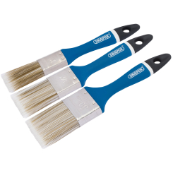 Draper Soft Grip Synthetic Paint Brush Set (3 Piece)
