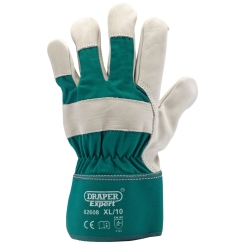 Draper Expert Premium Leather Gardening Gloves, Extra Large