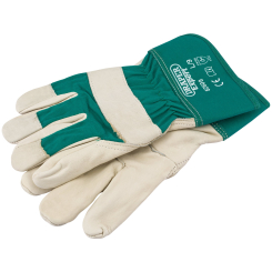 Draper Expert Premium Leather Gardening Gloves, Large