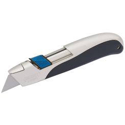 Draper Expert Soft Grip Trimming Knife with 'Safe Blade Retractor' Feature