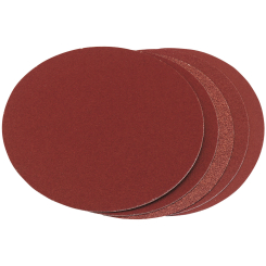 Draper Assorted Grit Aluminium Oxide Sanding Discs, 150mm (Pack of 5)