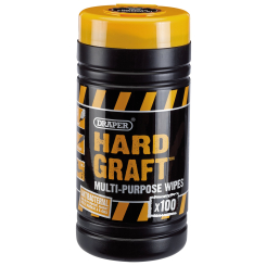 Draper Draper 'Hard Graft' Multi-Purpose Wipes (Tub of 100)