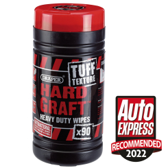 Draper Draper 'Hard Graft' Tuff Texture Heavy Duty Wipes (Tub of 90)