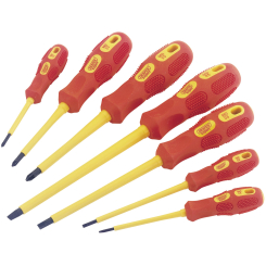 Draper Expert VDE Approved Fully Insulated Screwdriver Set (7 Piece)