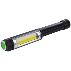 Draper COB LED Aluminium Worklight, 5W, 400 Lumens, 3 x AA Batteries Supplied