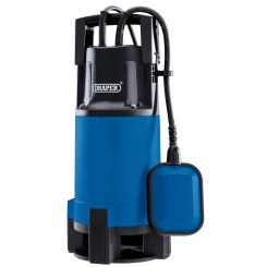 Draper 110V Submersible Dirty Water Pump with Float Switch, 216L/min, 750W