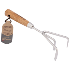 Draper Draper Heritage Stainless Steel Hand Cultivator with Ash Handle