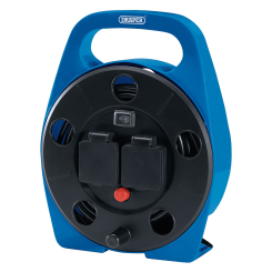 Draper 2 Way Cable Reel with LED Worklight, 10m