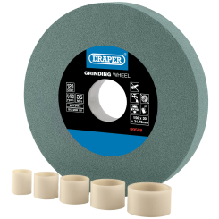 Draper Silicon Carbide Bench Grinding Wheel, 150 x 20mm, 120 Grit