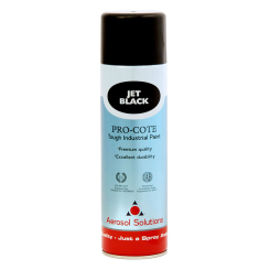 Pro-Cote Jet Black Spray Paint 500ml