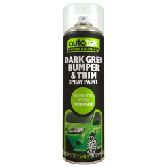 Autotek Dark Grey Bumper & Trim Spray Paint 500ml