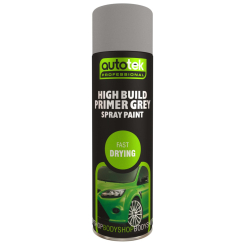 Autotek High Build Primer Grey Spray Paint 500ml