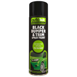 Autotek Black Bumper & Trim Spray Paint 500ml