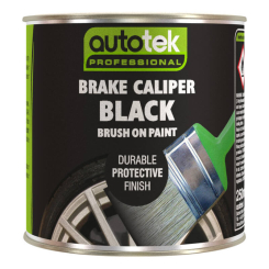 Autotek Black Caliper Brush-On Paint 250ml