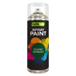 Autotek Dark Green Spray Paint 400ml