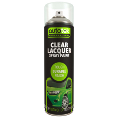 Autotek Clear Lacquer Spray Paint 500ml