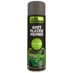 Autotek Grey Plastic Primer Spray Paint 500ml