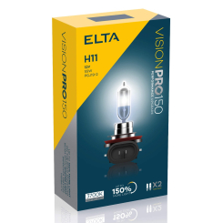 ELTA VisionPRO H11 150% 12V 55W Performance Upgrade Bulb (Twin Pack)