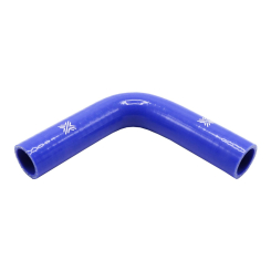 Pipercross Silicone Hose - 90° Elbow, 30mm Bore, 4-Ply, 152mm Legs - Blue