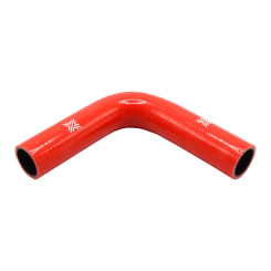Pipercross Silicone Hose - 90° Elbow, 30mm Bore, 4-Ply, 152mm Legs - Red