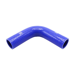Pipercross Silicone Hose - 90° Elbow, 40mm Bore, 4-Ply, 152mm Legs - Blue