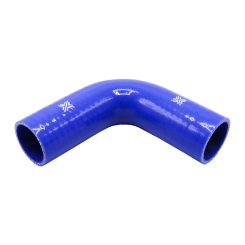Pipercross Silicone Hose - 90° Elbow, 50.8mm Bore, 4-Ply, 152mm Legs - Blue