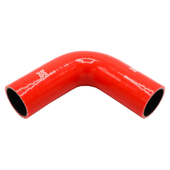 Pipercross Silicone Hose - 90° Elbow, 50.8mm Bore, 4-Ply, 152mm Legs - Red
