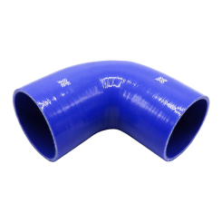 Pipercross Silicone Hose - 90° Elbow, 102mm Bore, 4-Ply, 152mm Legs - Blue