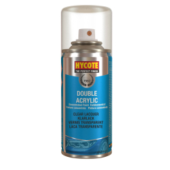 Hycote Clear Lacquer Double Acrylic Spray Paint 150ml